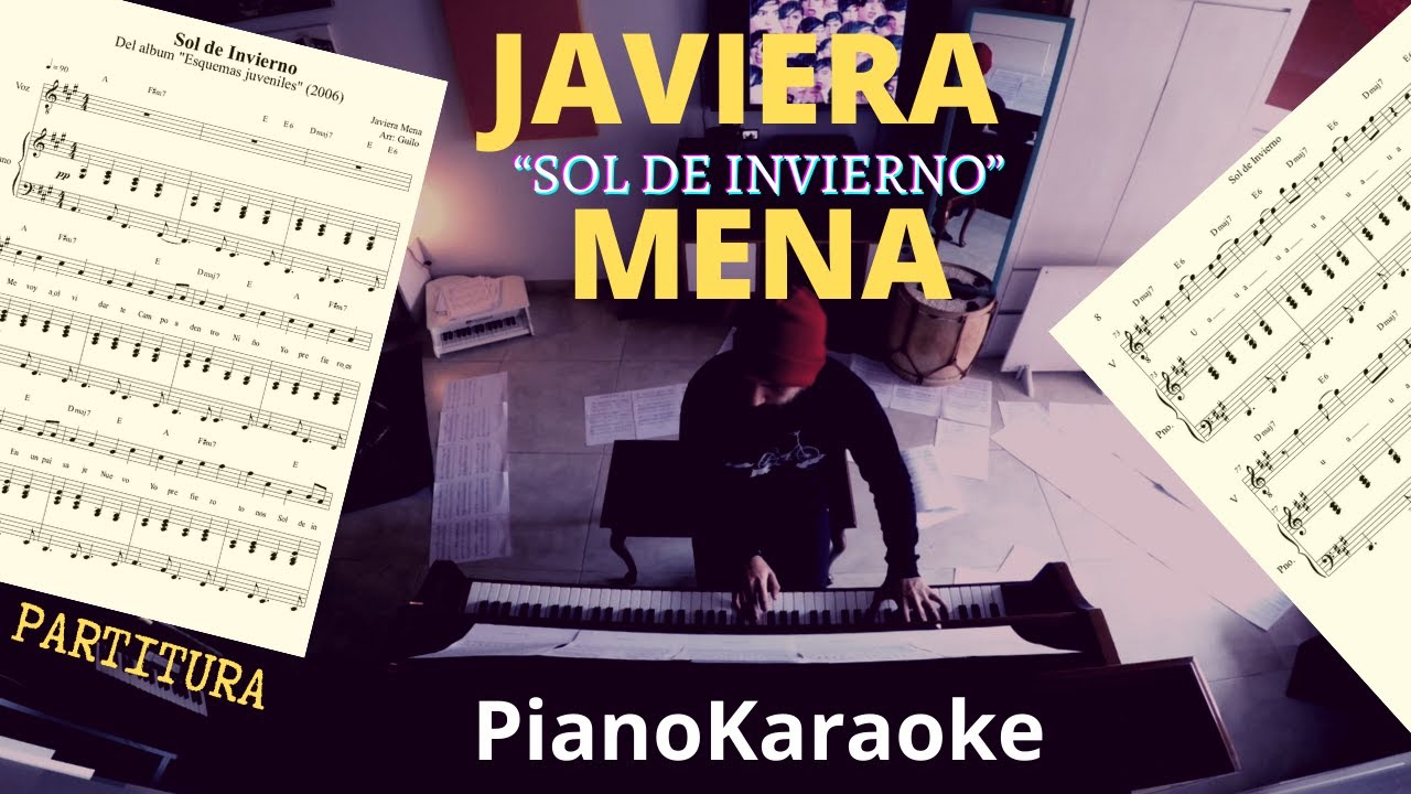 Javiera Mena - Sol de invierno (Partitura + PianoKaraoke)