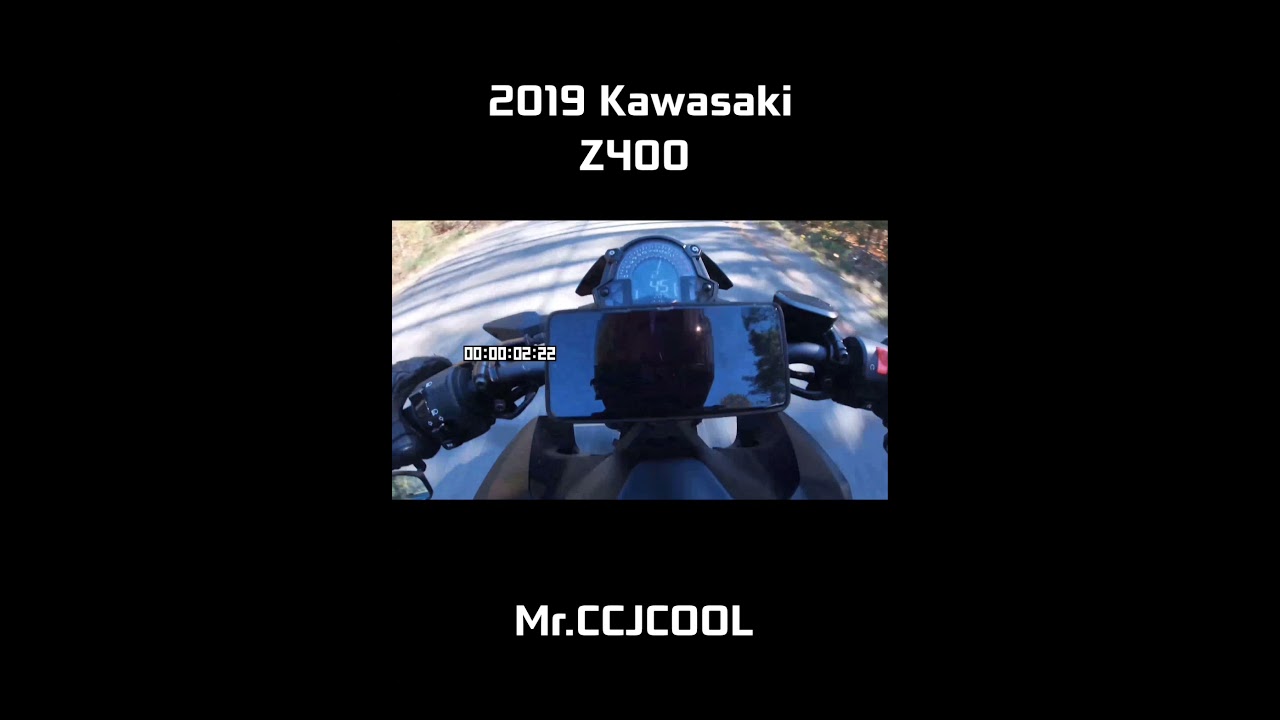 2019 Kawasaki Z400 0-60mph Mr.Ccjcool's Build #kawasaki #motorcycle #motovlog #kawasakiz400