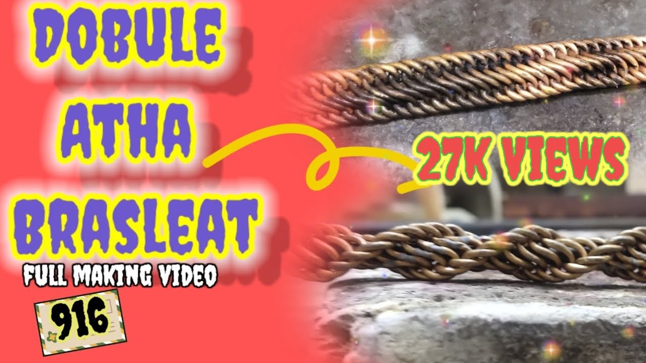 Double Atha Brasleat Making Video# 603 Doubel Brasleat