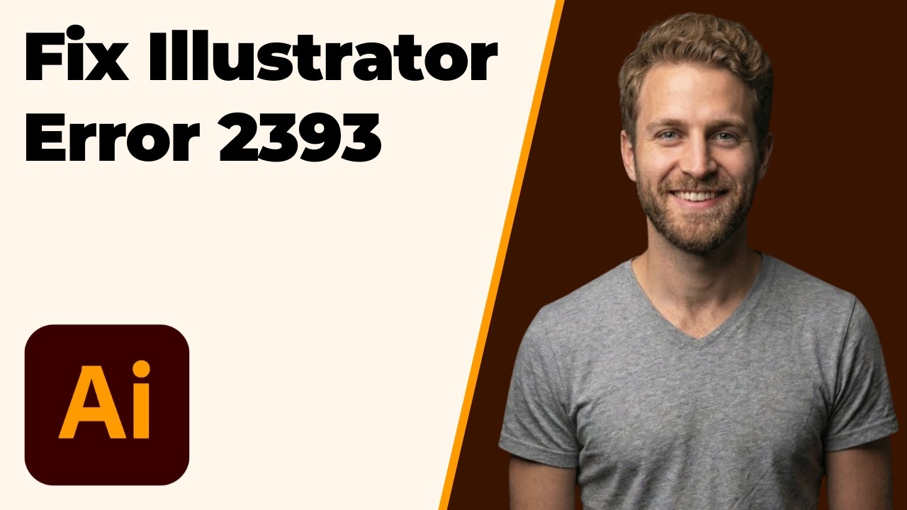 How To Fix Illustrator Error 2393 (2026 Easy Guide)