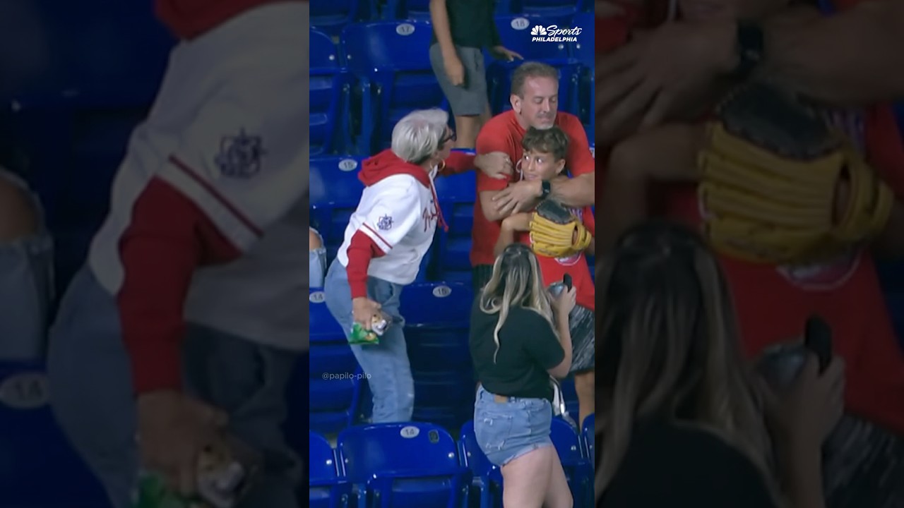 She Stole His Homerun Ball ⁉️ @nbcsphilly