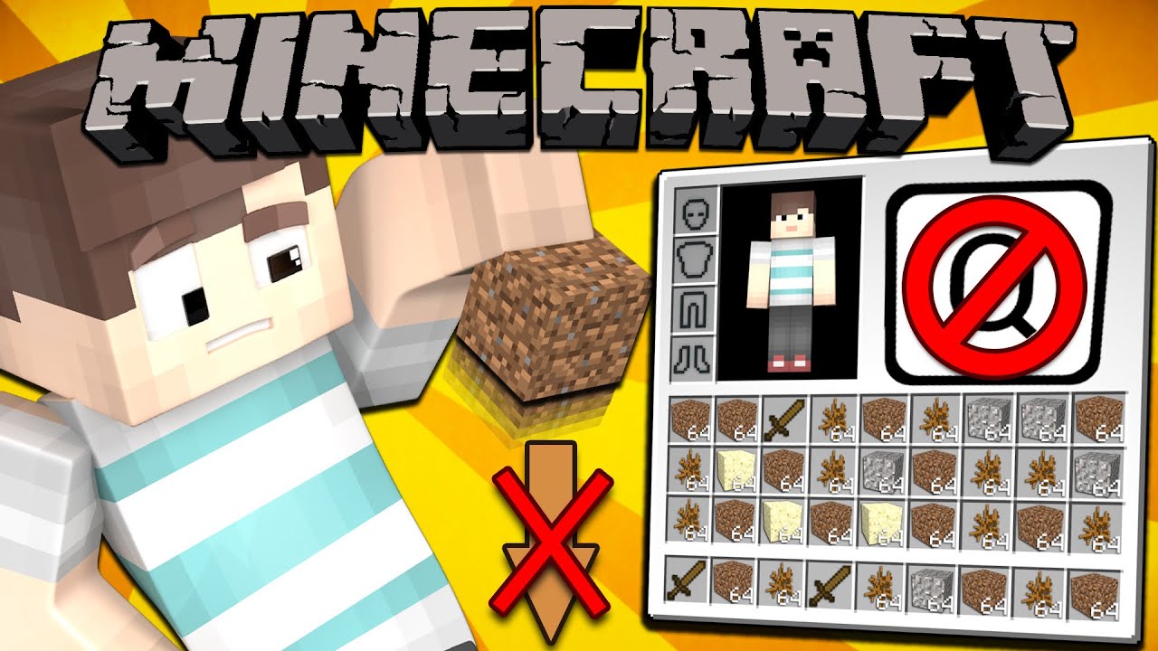 If You Couldn't Drop Items in Minecraft