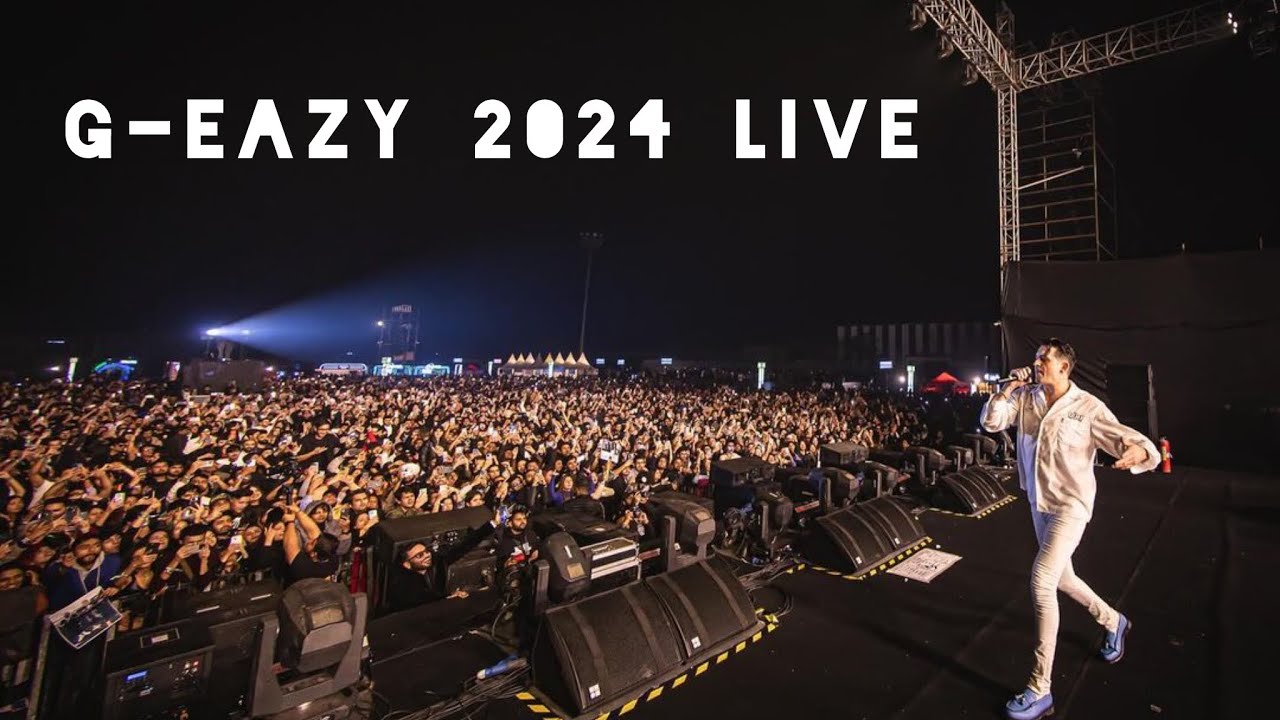 G-Eazy Live 2024 @ Sunburn Festival India || 4K 60fps Full set