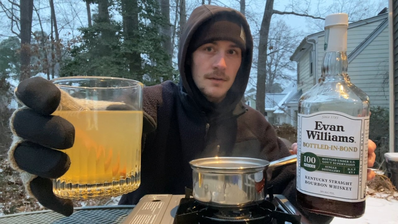 Drinking a Hot Toddy for the First Time (in 28°F Weather)