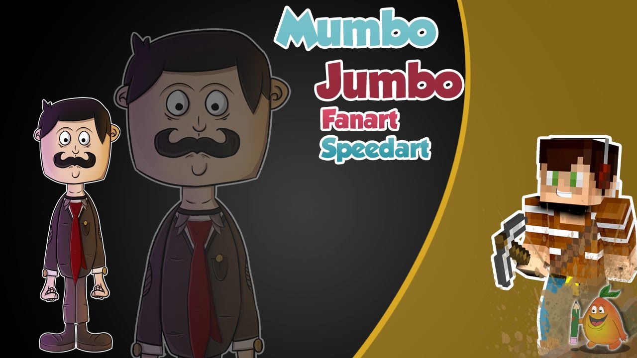 Minecraft SpeedArt: Fanart for @ThatMumboJumbo - MumboJumbo