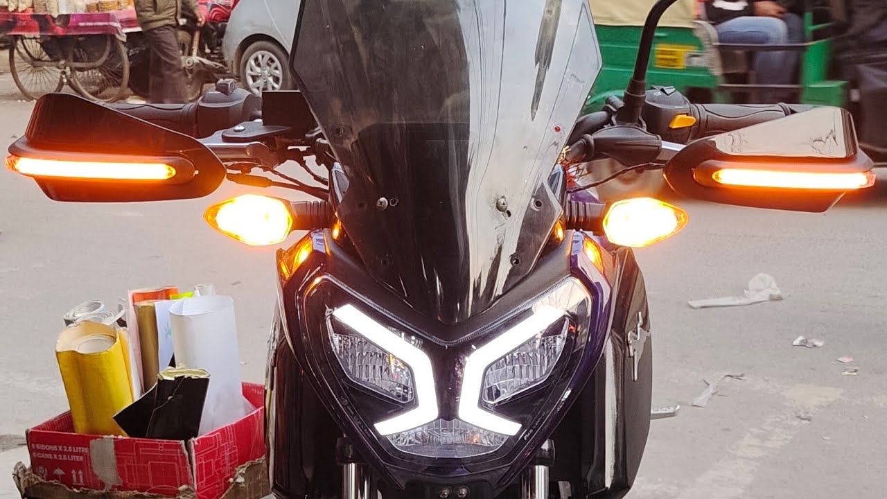 TVS raider 125 modification | Raider lamination | Raider tyre hugger | Raider modified