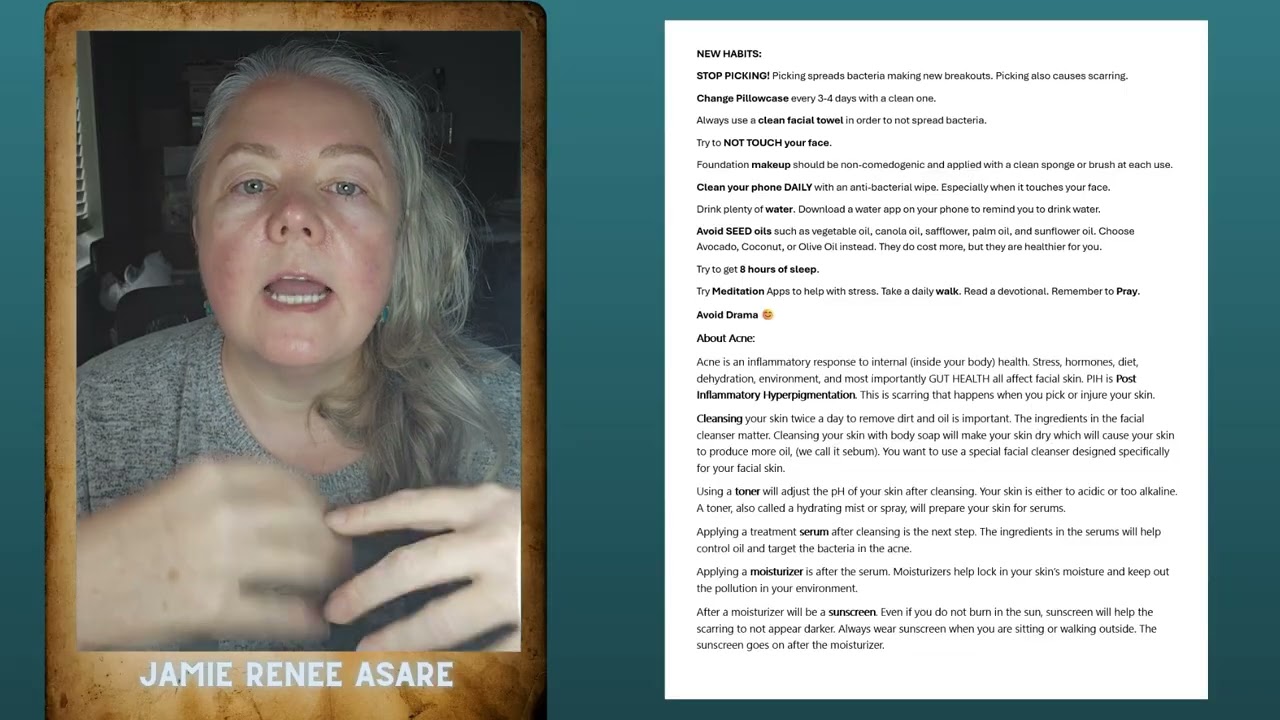 Jamie Renee Asare treating Acne Category for TSG2025 - video 6