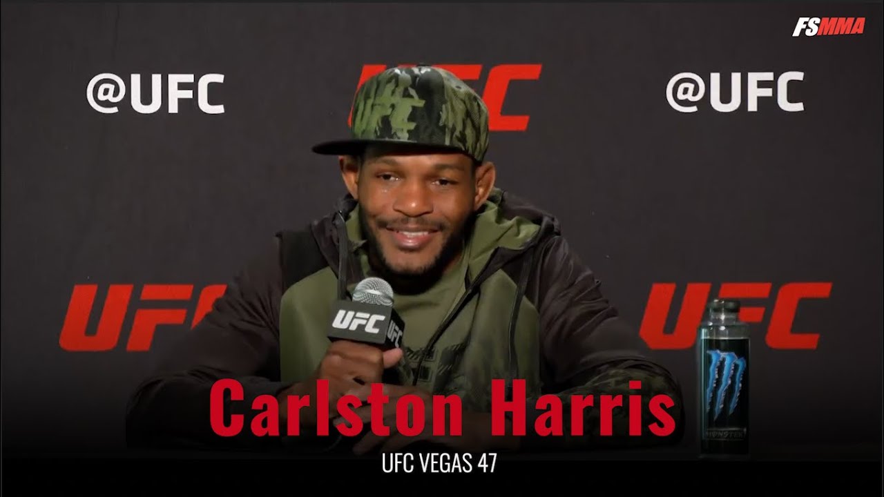 Carlston Harris UFC Vegas 47 full media day interview