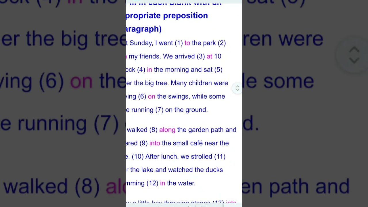 Prepositions with Examples | AKNU Degree Semester 1 English