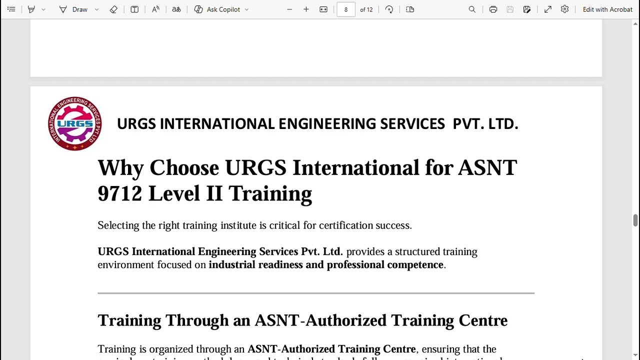 ASNT 9712 Level II Certification Explained | NDT Training, Exams & Career Opportunities