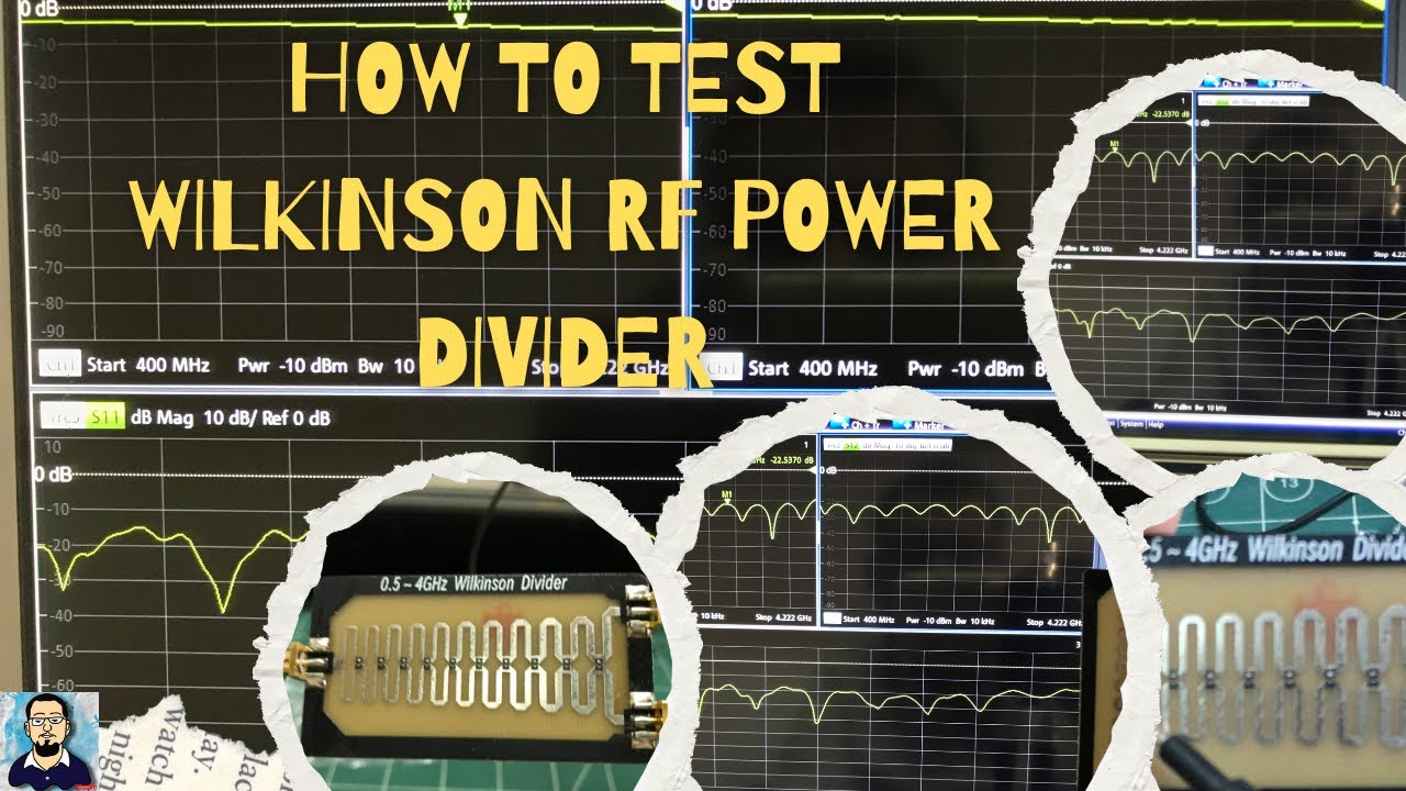 How to Test RF Power Splitter/Divider Using VNA | Wilkinson Divider ~ 0.5GHz - 4GHz