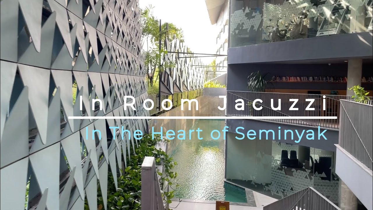 In Room Private Jacuzzi in Seminyak Bali | IZE Seminyak Hotel Tour