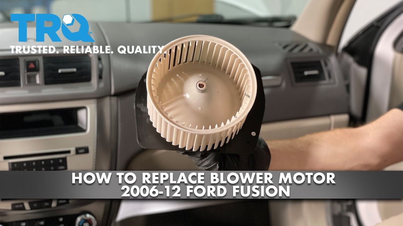 Как заменить электродвигатель вентилятора Ford Fusion 2006-12