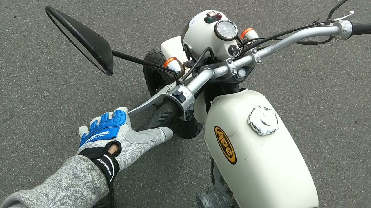 【エイプ50】【バイクのギア車の乗り方】発進→ギアチェンジ→停車の操作手順の説明【車両貸出での直接指導有り】希望される方は概要欄へ