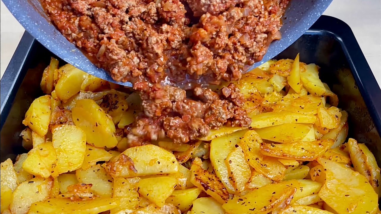 Просто полейте картофель фаршем‼ ️ Вкусно и просто # 138