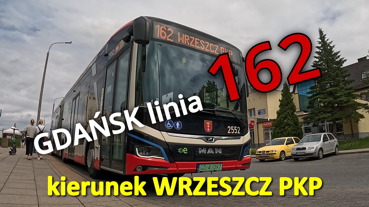 GDAŃSK linia 162 kierunek WRZESZCZ PKP
