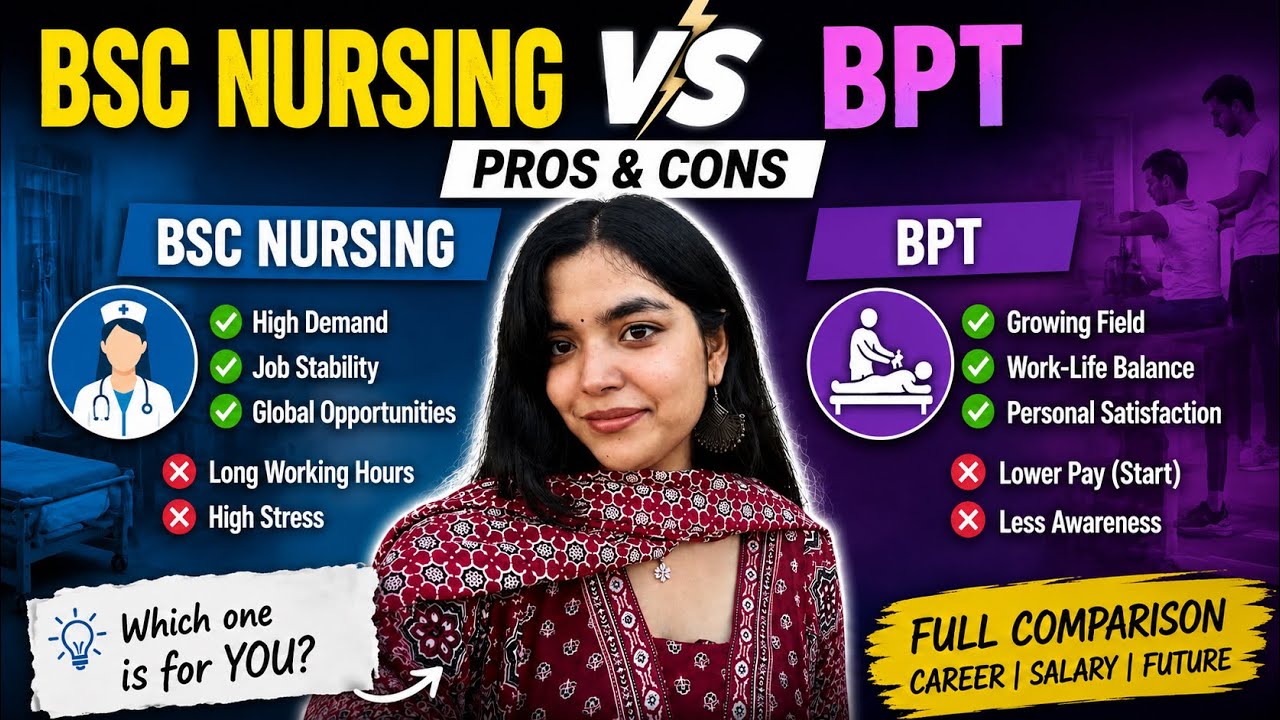 BSc Nursing vs BPT | Salary, Scope, Abroad & Reality Check
