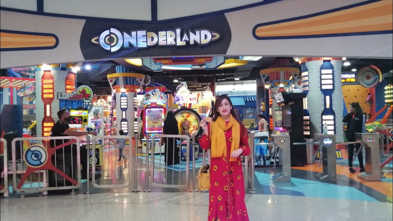 Onederland_indoor amusement park luckyone mall karachi/Onederland Rides & Card prices review .