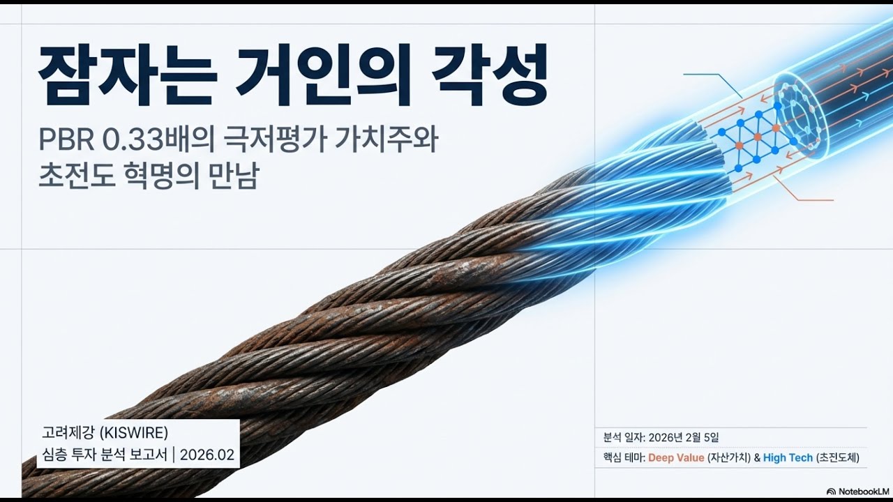 고려제강: 저평가 가치주와 초전도 혁명의 만남