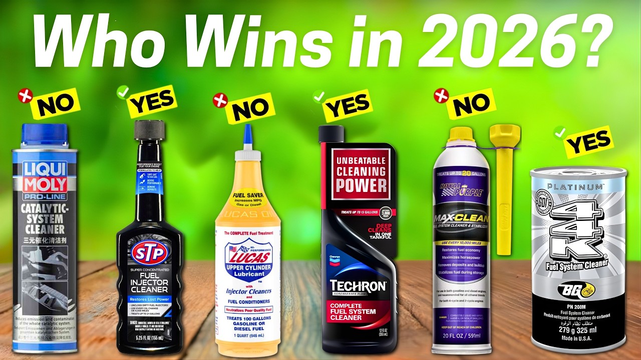Лучшие очистители топливных форсунок [2026] 🚗 Не покупайте, не посмотрев это видео!