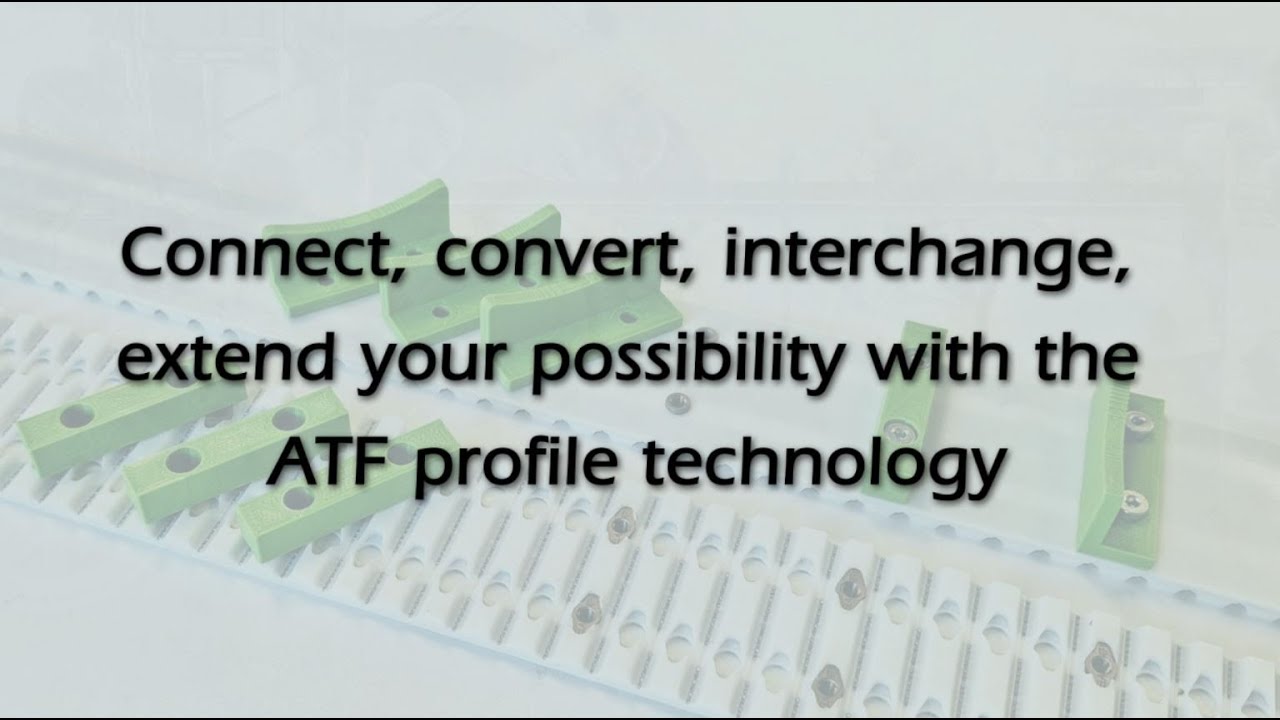 Elatech ATF Profile - connect, convert, interchange easily your belt with ATF profile technology