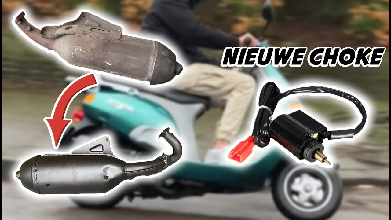 Uitlaat bocht GEFIXT en NIEUWE choke🤔 | Zipperts