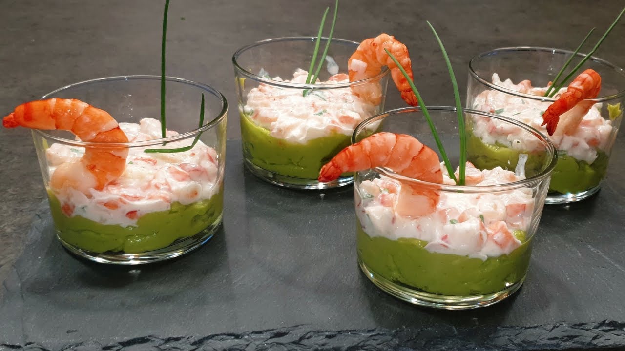 ВЕРРИНЫ из авокадо и креветок простой рецепт 🍤