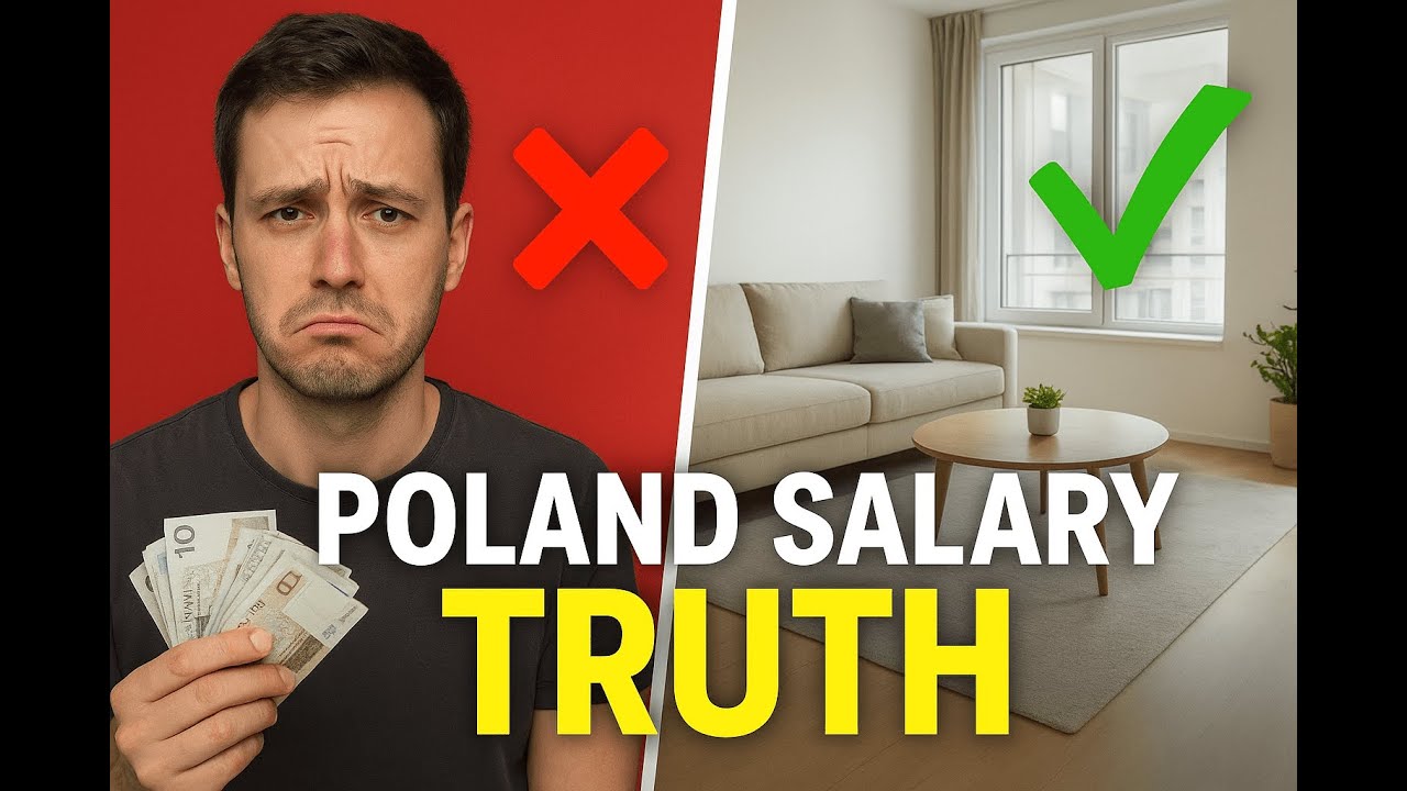 POLAND SALARY: What to Expect vs. What You NEED to Survive! (Expat Budget) #poland #polska