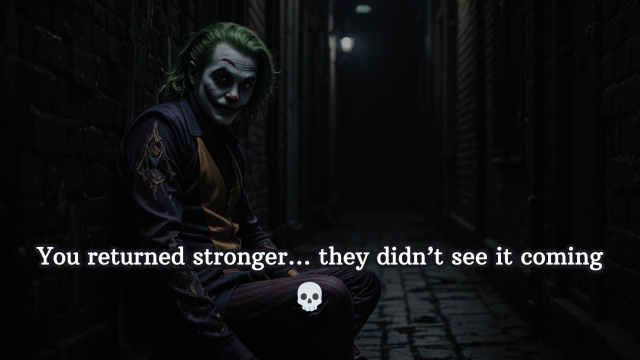 They Underestimated Your Comeback | Joker Wisdom Motivational Speech