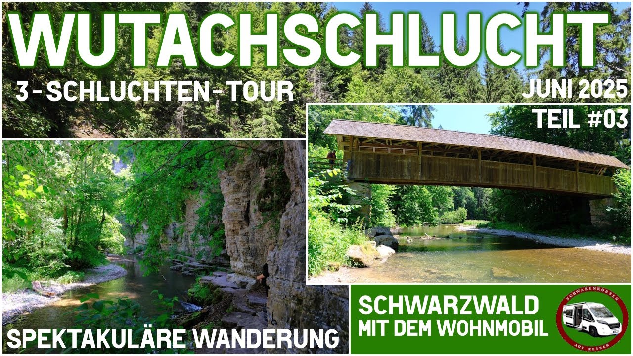 Wutachschlucht - mit dem Wohnmobil in den Schwarzwald - Drei Schluchten Wanderung - Genießerpfad