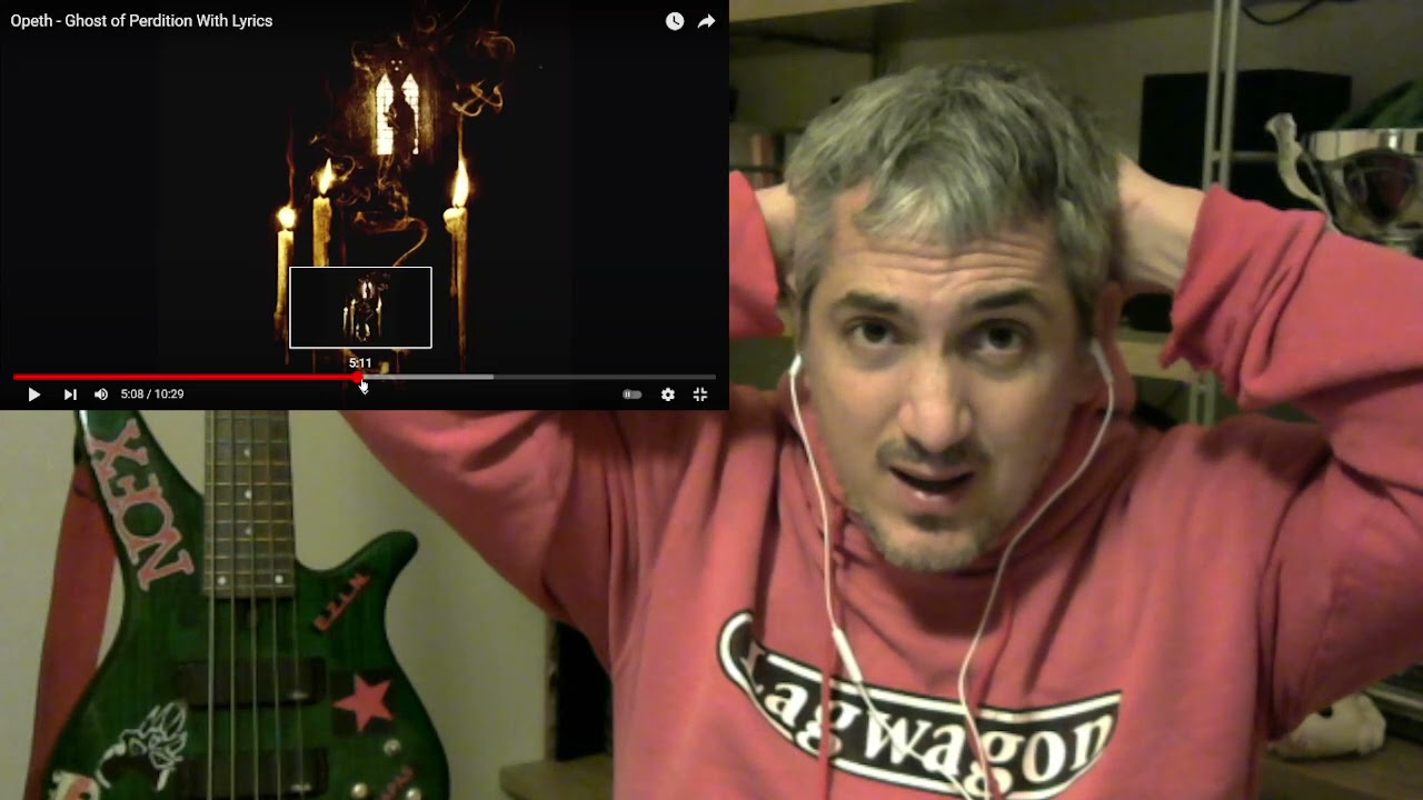 Opeth Ghost Of Perdition reaction (Part 1) Punk Rock Head singer and bass player James Giacomo react