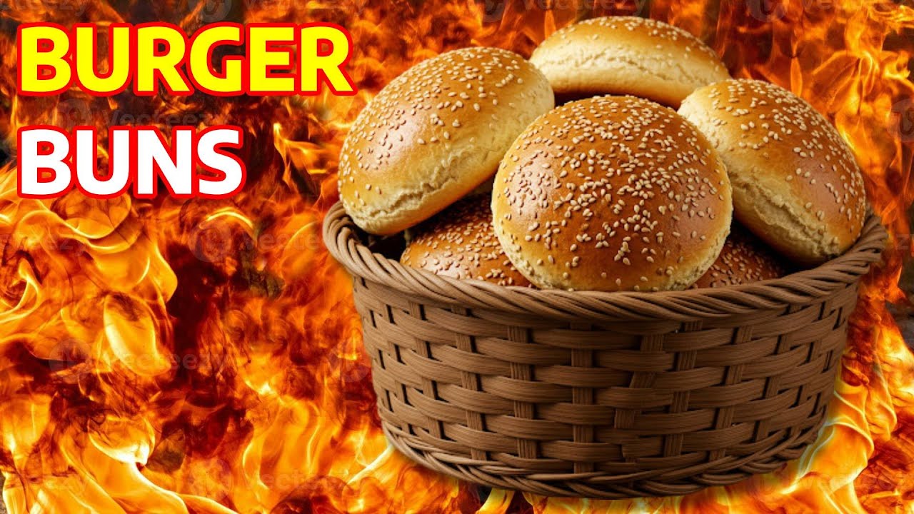 SUPER EASY Burger Bun Recipe!