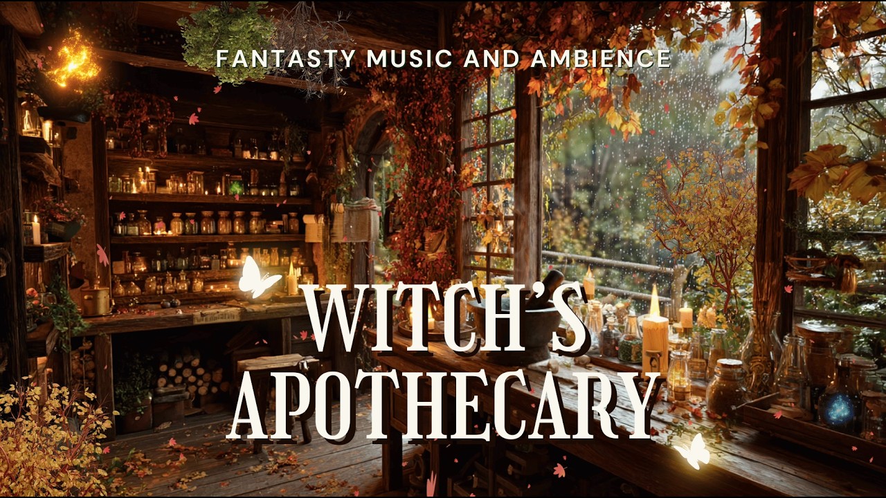 Cozy Forest Witch’s Apothecary | Fantasy Music & Magical Ambience (NO MID-ROLL ADS)