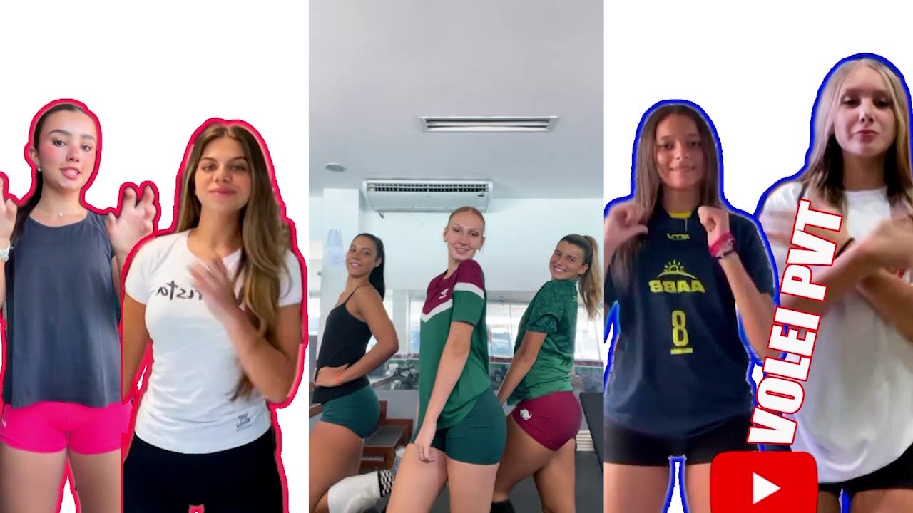 🏐 Dynamic Volleyball Girls: Skills on the Court, Rhythm Off It! 🎶🏐⚡