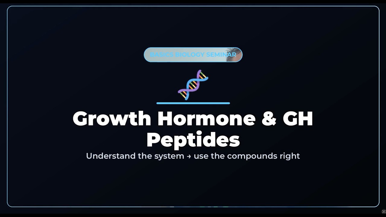 GROWTH HORMONE PEPTIDES (SEMINAR & PROTOCOLS)