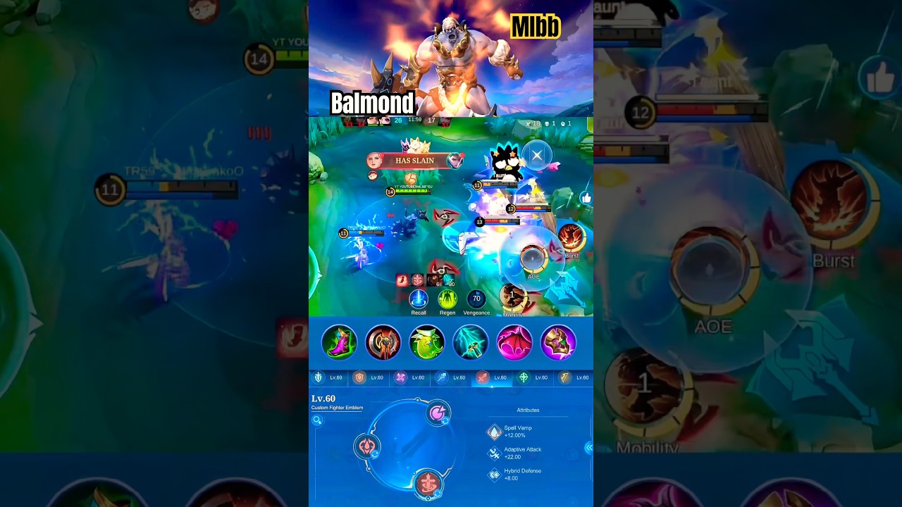 Dominating With Balmond 💥 Best Build & Emblem 2025 | MLBB