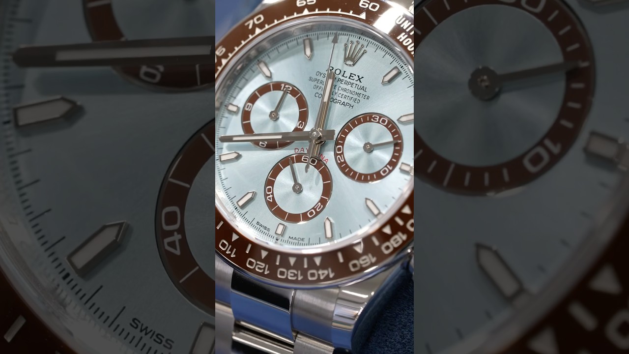 Rolex Daytona Platinum (126506) Open Case Back Model. In stock! Not affiliated with Rolex.