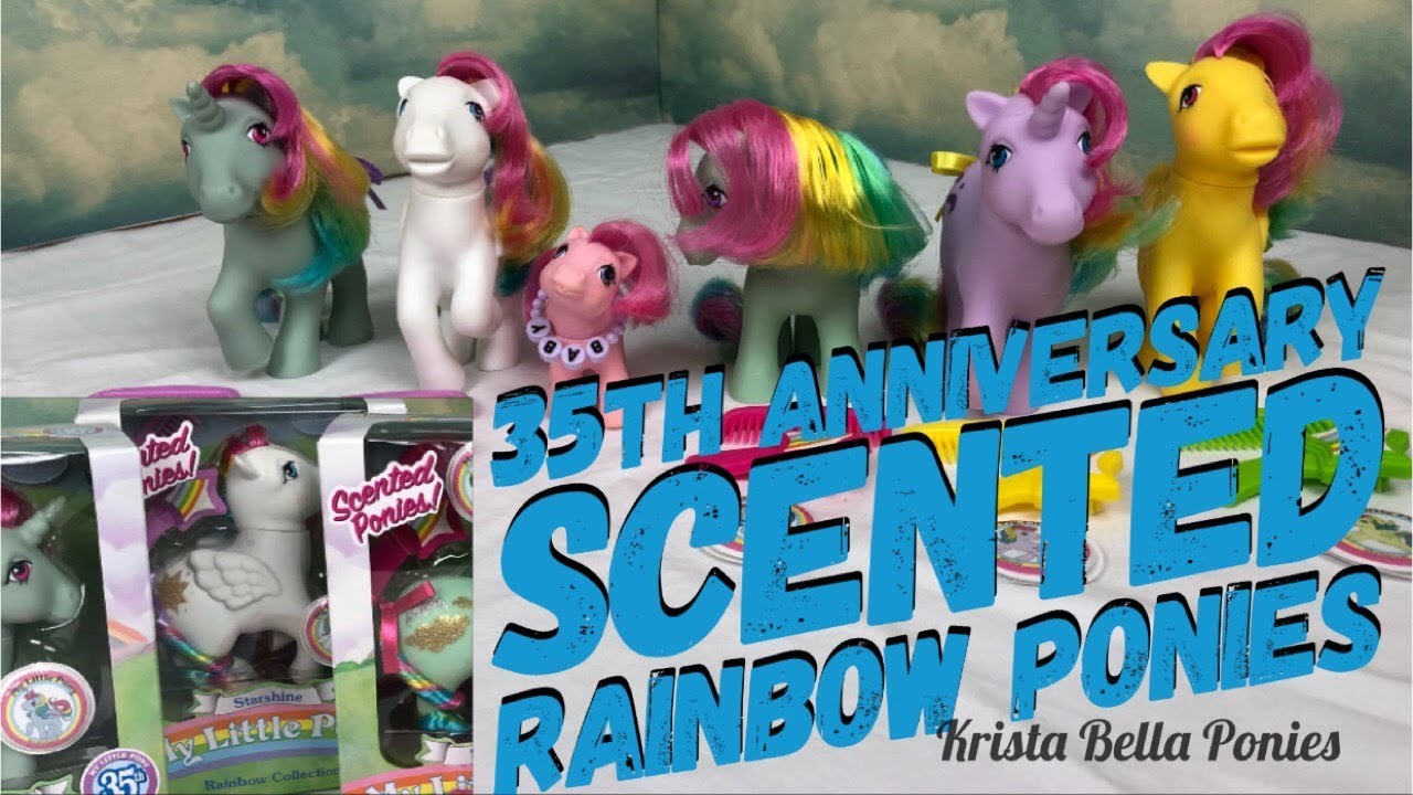 MY LITTLE PONY 35TH ANNIVERSARY SCENTED RAINBOW COLLECTION