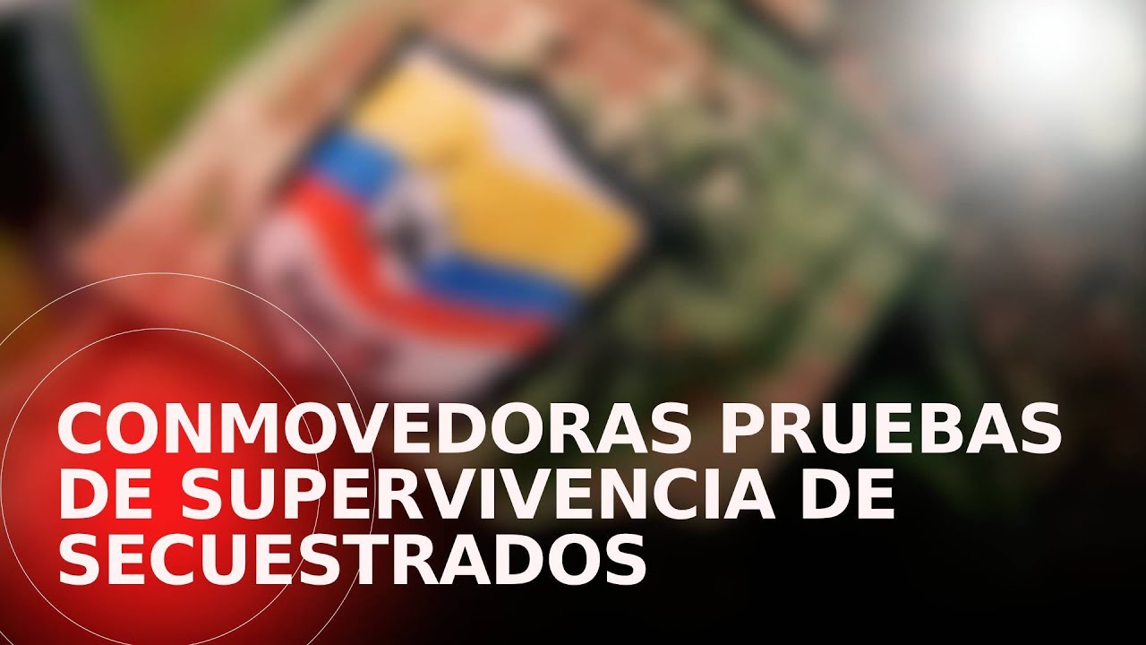 Revelan pruebas de supervivencia de 7 policías secuestrados por las disidencias