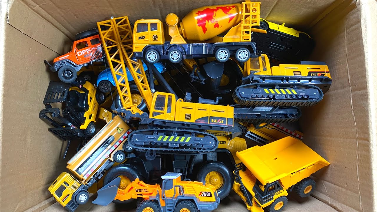 EXCAVATOR LESU ET30H, MEGA RC TRUCKS, RC TRACTORS, RC MACHINES COLLECTION!!KABOLITE K350-200 DIGGER