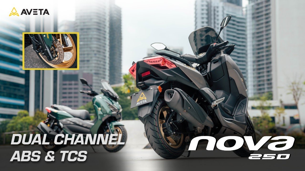 Nova 250 lengkap dengan Dual Channel ABS & TCS!