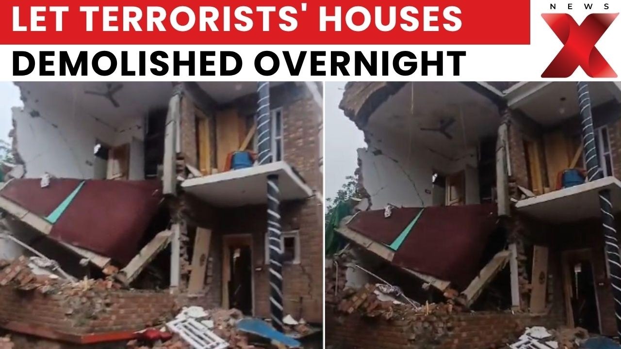 Anantnag Attack: Houses of Two LeT Terrorists Demolished After Policeman's Killing | Latest News