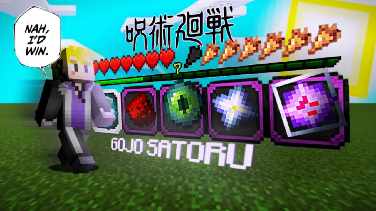 Gojo Satoru | Showcase | Minecraft Bedrock Command