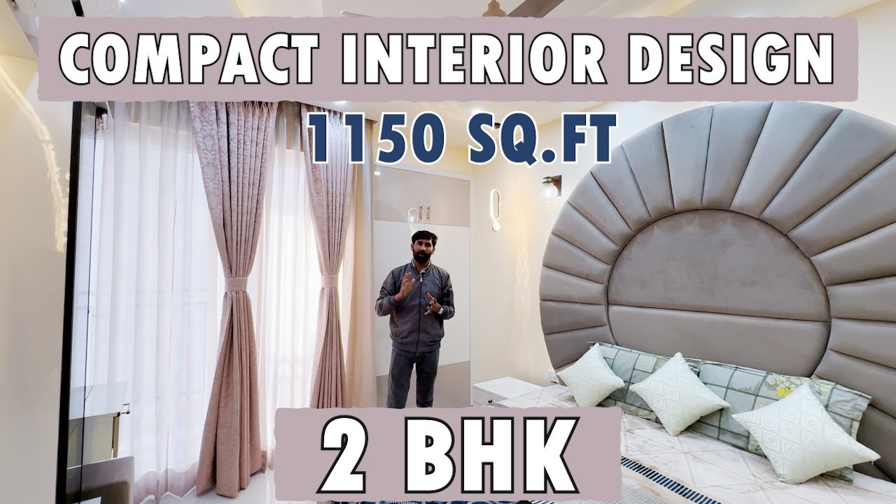 LIVE in Style at Eldeco Live by the Greens 2BHK Noida Sector 150 Interior Small Budget big Makeover