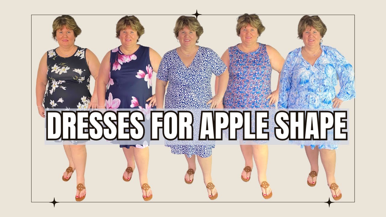 The Best Affordable Dresses for Apple Shaped Women Over 50