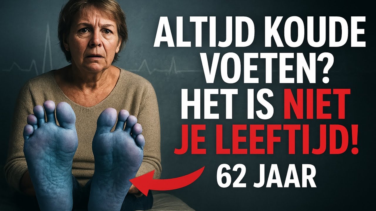 Altijd koude voeten? Het is NIET je leeftijd. 5 alarmerende signalen van je lichaam.