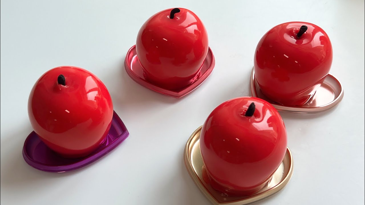 사과무스케이크🍎만들기, Apple mousse cake recipe🥰입에서 살살 녹는 사과무스✨노오븐디저트