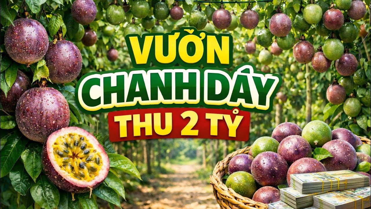  Quá đã ! Trang trang tại chanh dây thu tiền tỷ mỗi năm #mrnhatwanders 