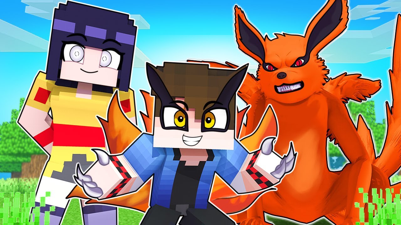 TREVIN foi ADOTADO por HIMAWARE e KURAMA no MINECRAFT NARUTO