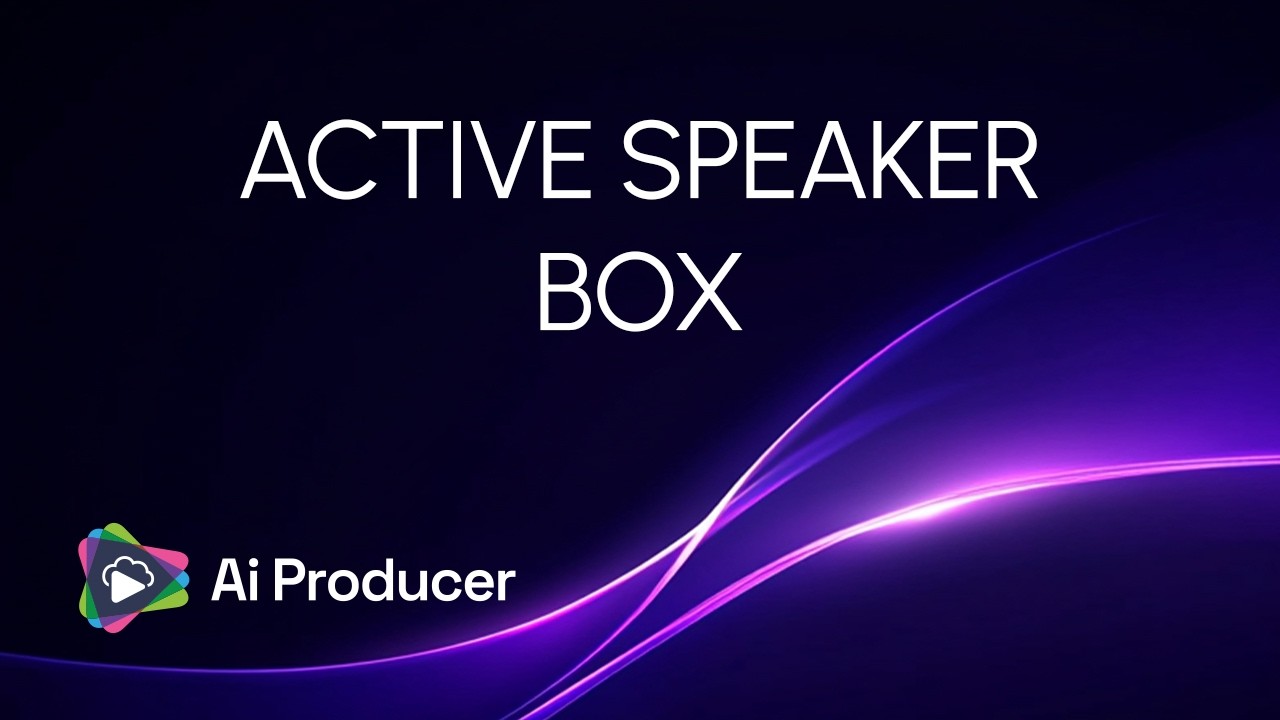 ACTIVE SPEAKER BOX